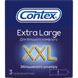 Презервативы Contex Extra Large XXL 3 шт. (5060040300077)