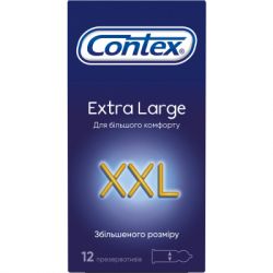 Презервативы Contex Extra Large XXL 12 шт. (5060040302231)