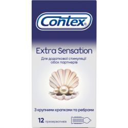 Презервативы Contex Extra Sensation 12 шт. (5052197051506)