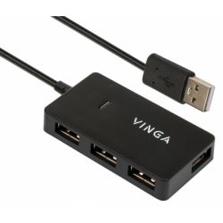  Vinga USB2.0 to 4*USB2.0 HUB (VHA2A4) -  1