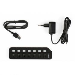  Vinga USB3.0 to 7*USB3.0 HUB with switch and power adapter (VHA3A7SP) -  5