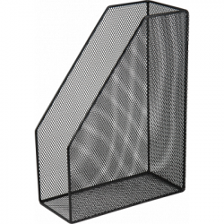 Лоток для бумаг Buromax вертикальный, металлический, черный (BM.6260-01)