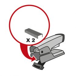 Степлер Maped ADVANCED METAL, металлический, 25л., (скобы 24/6, 26/6), тем (MP.354511) - Картинка 10