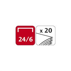 Степлер Maped ADVANCED METAL, металлический, 25л., (скобы 24/6, 26/6), тем (MP.354511) - Картинка 4