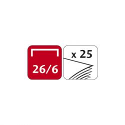 Степлер Maped ADVANCED METAL, металлический, 25л., (скобы 24/6, 26/6), тем (MP.354511) - Картинка 5