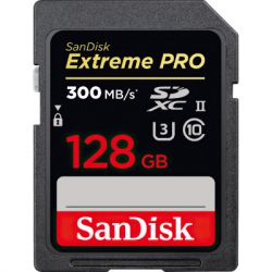  ' SanDisk 128GB SDXC class 10 UHS-II U3 V90 Extreme Pro (SDSDXDK-128G-GN4IN)