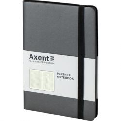 Блокнот Axent Partner Soft, 125х195, 96л, клет, серый (8206-15-A) - Картинка 3