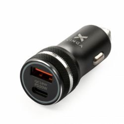 �������� ���������� Vinga QC3.0 + PD Quick Car Charger aluminium 36W Max black (VCCQPAC) - �������� 3