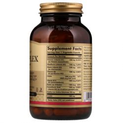 Витаминно-минеральный комплекс Solgar Вітаміни B-комплекс, B-Complex "100", 100 гелевих капсул (SOL-01150) - Картинка 2