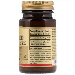 �������� Solgar ���������, Chelated Manganese, 100 �������� (SOL-00720) - �������� 2