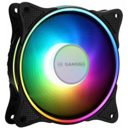���������� 120 ��, 2E Gaming Air Cool F120OI-ARGB, Black, 120�120�25 ��, ARGB ���������, 1200 ��/���, 25.3 ��(�), 3-pin + 3-pin LED, �������������� ��������� (2E-F120OI-ARGB)