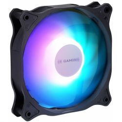 ���������� 120 ��, 2E Gaming Air Cool F120ARGB, Black, 120�120�25 ��, ARGB ���������, 1200 ��/���, 24 ��(�), 3-pin + 3-pin LED, �������������� ��������� (2E-F120-ARGB) - �������� 1