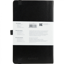 Книга записна Axent Partner 125х195 мм без лініюванням 96 аркушів Чорна (8307-01-A) - Картинка 3