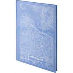 Канцелярская книга Axent Maps Amsterdam А4 в твердой обложке 96 листов в клетку Голуб (8422-507-A) - Картинка 3