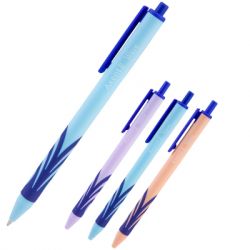 Ручка шариковая Axent Wave автоматическая Синяя 0.5 мм (AB1091-02-A)
