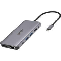 ����-��������� Acer 12in1 Type C dongle USB3.2, USB2.0, SD/TF, HDMI, PD, DP ... (HP.DSCAB.009)