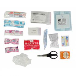 Автомобильная аптечка Poputchik згідно ТУ футляр м'який червоний 19х8х14 (02-006-М) - Картинка 2