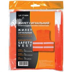 Жилет сигнальний Lavita аварійний (LA 171604) - Картинка 3