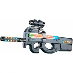 Игрушечное оружие ZIPP Toys Автомат свето-звуковой FN P90, черный (816B)