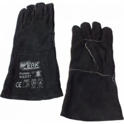 Защитные перчатки WERK замшевые (черные) (WE2127)