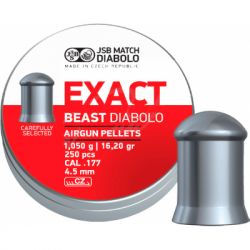 Пульки JSB Diabolo Exact Beast 4,52 мм, 1,05 г, 250 шт/уп (546279-250)