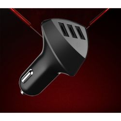 Зарядний пристрій XoKo CC-300 3 USB 4.2A Black (CC-300-BK) - Картинка 4