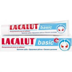 Зубная паста Lacalut basic 75 мл (4016369696590)
