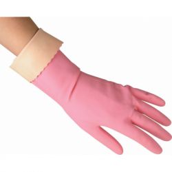 Рукавички господарські Vileda Sensitive Латексні Для делікатних робіт Розмір M (8001940003320) - Картинка 2