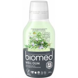 Ополаскиватель для полости рта BioMed Well Gum Здоровье десен Мята 250 мл (7640168931643)