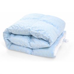 Одеяло MirSon пуховое 1855 Bio-Blue 90 пух Зима+ 140x205 (2200003014242)