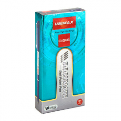 Ручка кулькова Unimax Documate, синя (UX-120-02) - Картинка 3