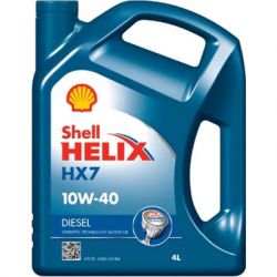 ������� ����� Shell Helix Diesel HX7 10W40 4� (2078)