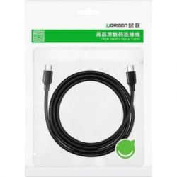   USB Type-C to Type-C 0.5m US286 3A (Black) Ugreen (50996) -  2