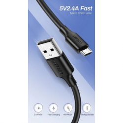   USB 2.0 AM to Micro 5P 1.5m US289 (Black) Ugreen (60137) -  3