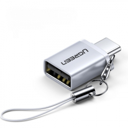  OTG USB 3.0 AF to USB-C gray UGREEN (50283)