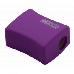 Точилка Buromax ALFA, RUBBER TOUCH с контейнером 2 отверстия (BM.4778-1) - Картинка 3