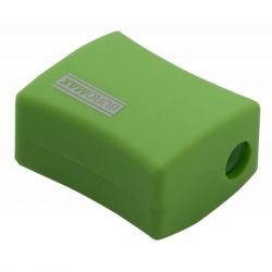 Точилка Buromax ALFA, RUBBER TOUCH с контейнером 2 отверстия (BM.4778-1) - Картинка 5