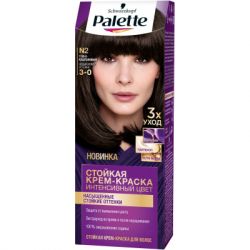 Фарба для волосся Palette 3-0 Темно-каштановий 110 мл (3838905551566)