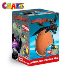 Игровой набор Craze растущий в яйце Mega Eggs Dreamworks Dragons в ассортименте (13328)