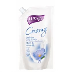 Жидкое мыло Luksja Creamy Linen & Rice Milk Refill 400 мл (5900998005948)