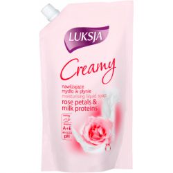 Жидкое мыло Luksja Creamy Rose Petal & Milk Proteins Refill 400 мл (5900998000417)