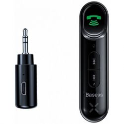  3  FM Transmitter Baseus Qiyin AUX (WXQY-01), Bluetooth V5.0, micro USB, Black -  2