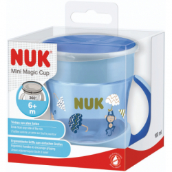 Поїльник-непроливайка Nuk Evolution Mini Magic 160 мл Синій (3952385) - Картинка 2