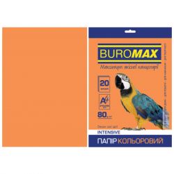  Buromax 4, 80g, INTENSIVE orange, 20sh (BM.2721320-11)