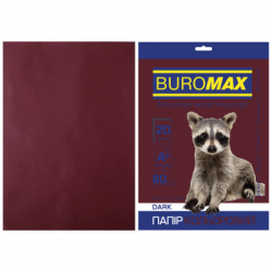 ���� Buromax �4, 80g, DARK brown, 20sh (BM.2721420-25)