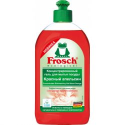 Средство для ручного мытья посуды Frosch Красный Апельсин 500 мл (4009175946201)