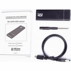 Карман внешний AgeStar M2 NGFF black (3UBNF5C (Black)) - Картинка 3