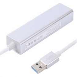  Maxxter, Grey, USB 3.0 - 3*USB 3.0 (F) / RJ-45(F) Gigabit Etherne 1000 Mbps,  (NEAH-3P-01) -  2