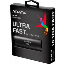 SSD  ADATA SE760 512GB USB 3.2 (ASE760-512GU32G2-CBK) -  5