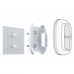 Аксессуар для охранных систем Ajax DoubleButton Holder біла - Картинка 2